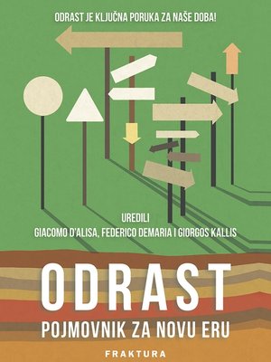 cover image of Odrast. Pojmovnik za novu eru